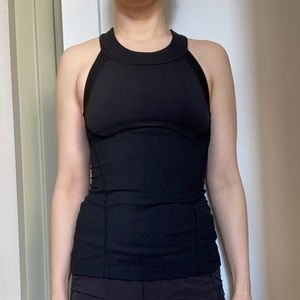 Lululemon black supportive athletic top